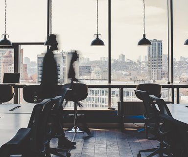 Group of people working in modern office