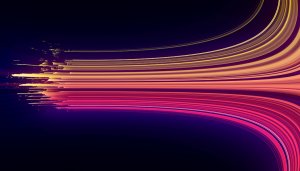 Led Light. Future tech. Shine dynamic scene. Neon flare. Colorf